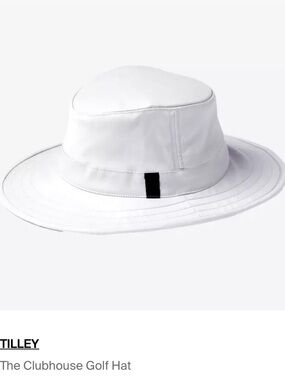 Tilley White Clubhouse Golf Hat